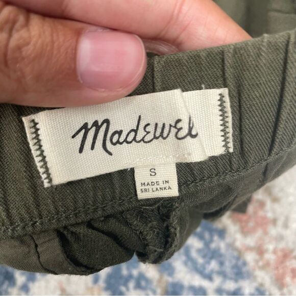 Madewell Shorts Womens Allways Pull-On Shorts in Green Size Small - Picture 5 of 9